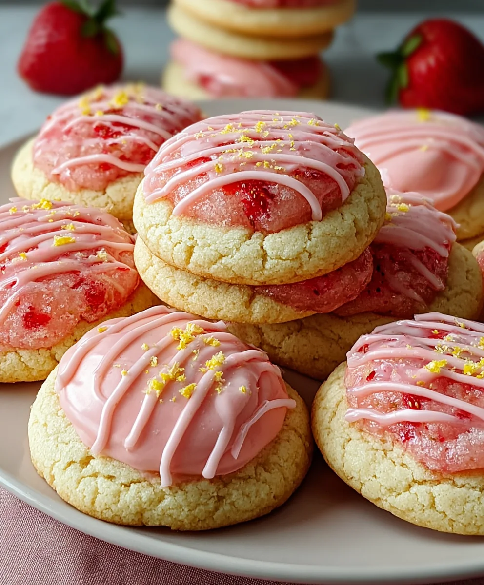 Strawberry Lemonade Cookies: Sweet, Zesty & Refreshing!