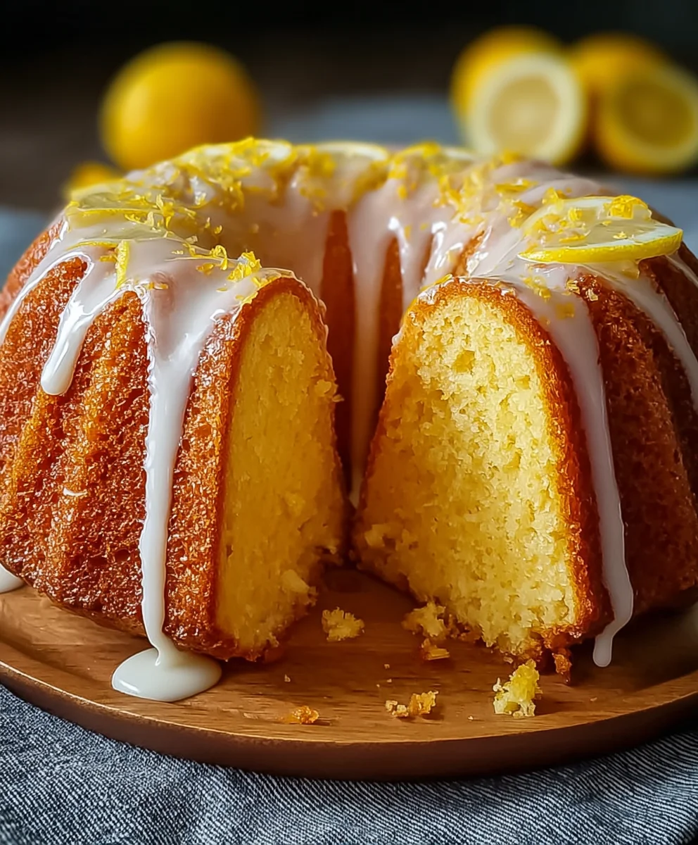 Moist Lemon Bundt Cake Recipe - Zesty & Easy to Bake!