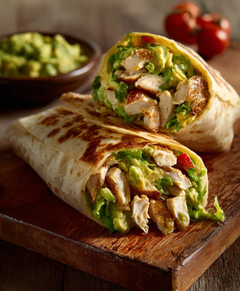 Chicken Avocado Burritos: Quick & Easy Weeknight Meal