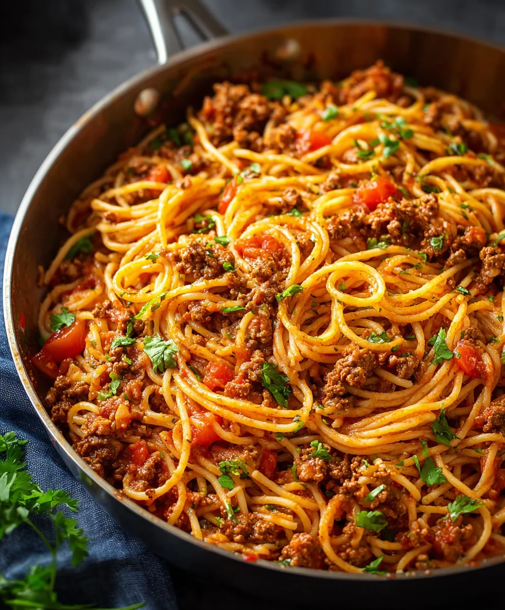 Taco Spaghetti: Easy & Fun Beefy Dinner for Families!