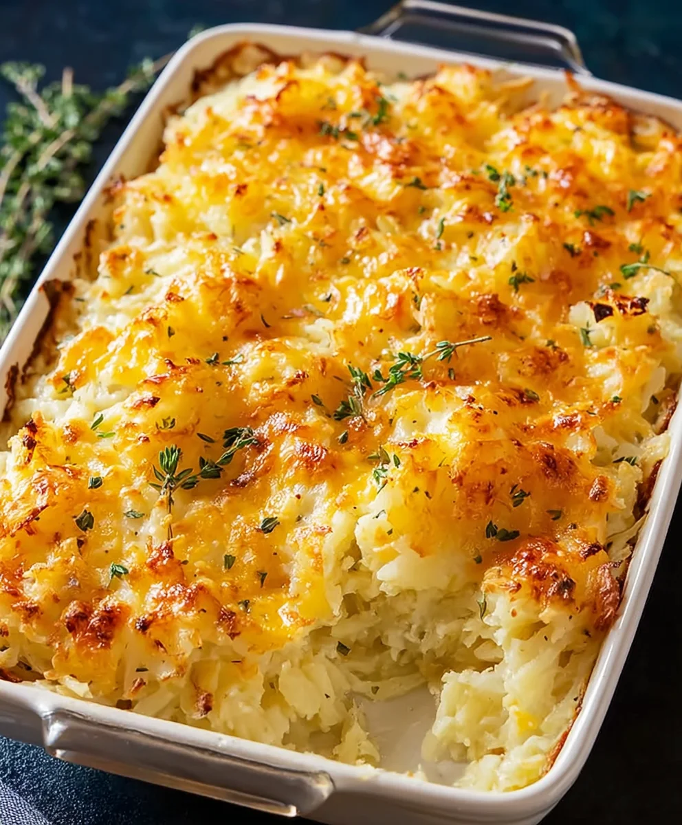 Cheesy Hashbrown Casserole: Easy & Delicious Family Recipe!