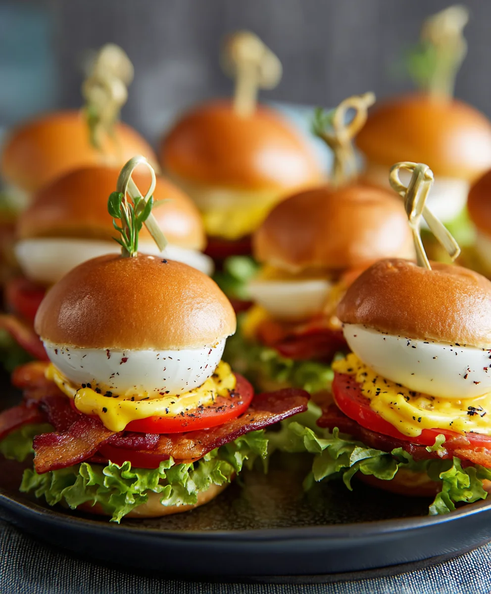 Deviled BLT Egg Sliders - The Ultimate Bite