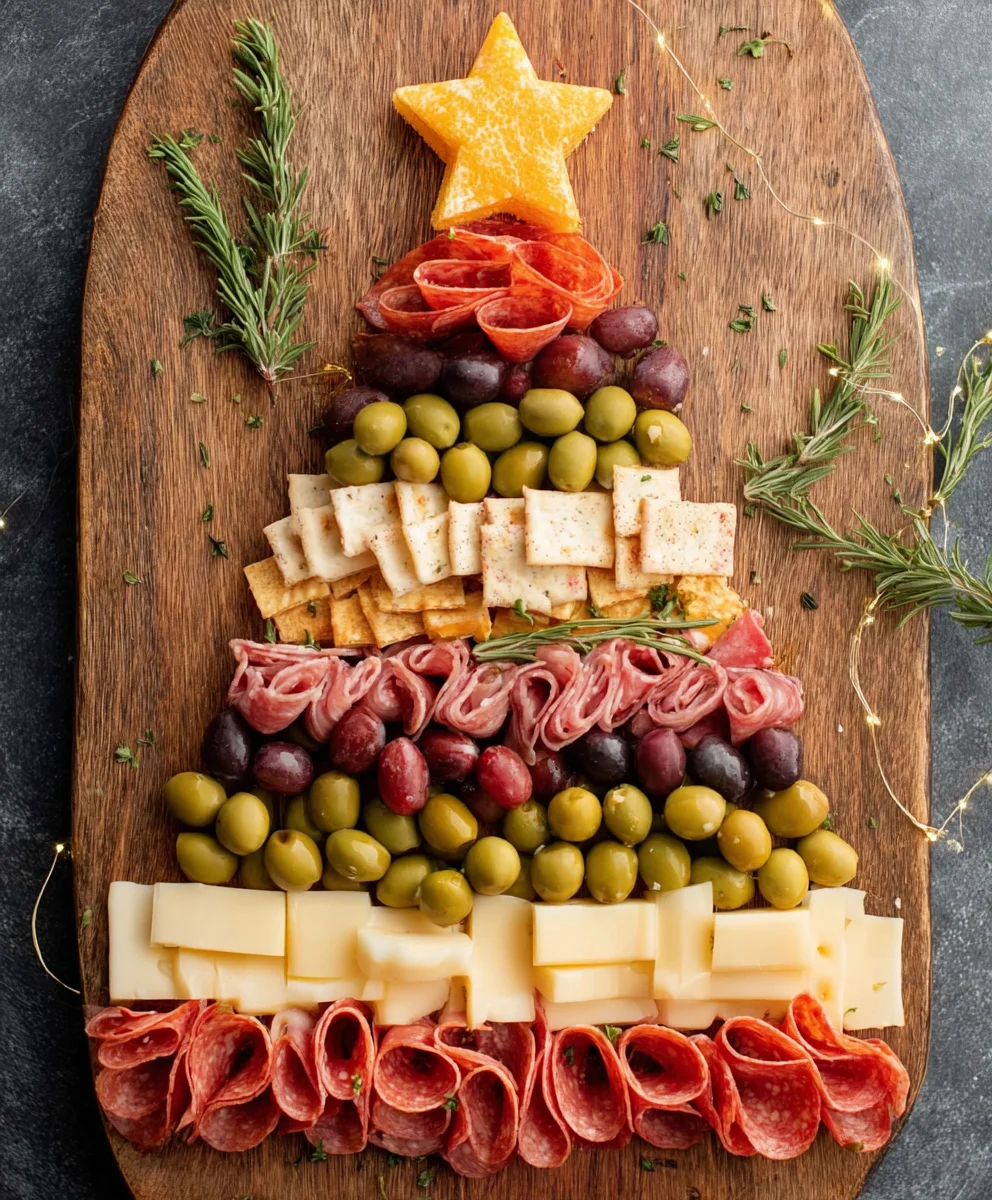 Festive Beef Christmas Tree Charcuterie Board Ideas