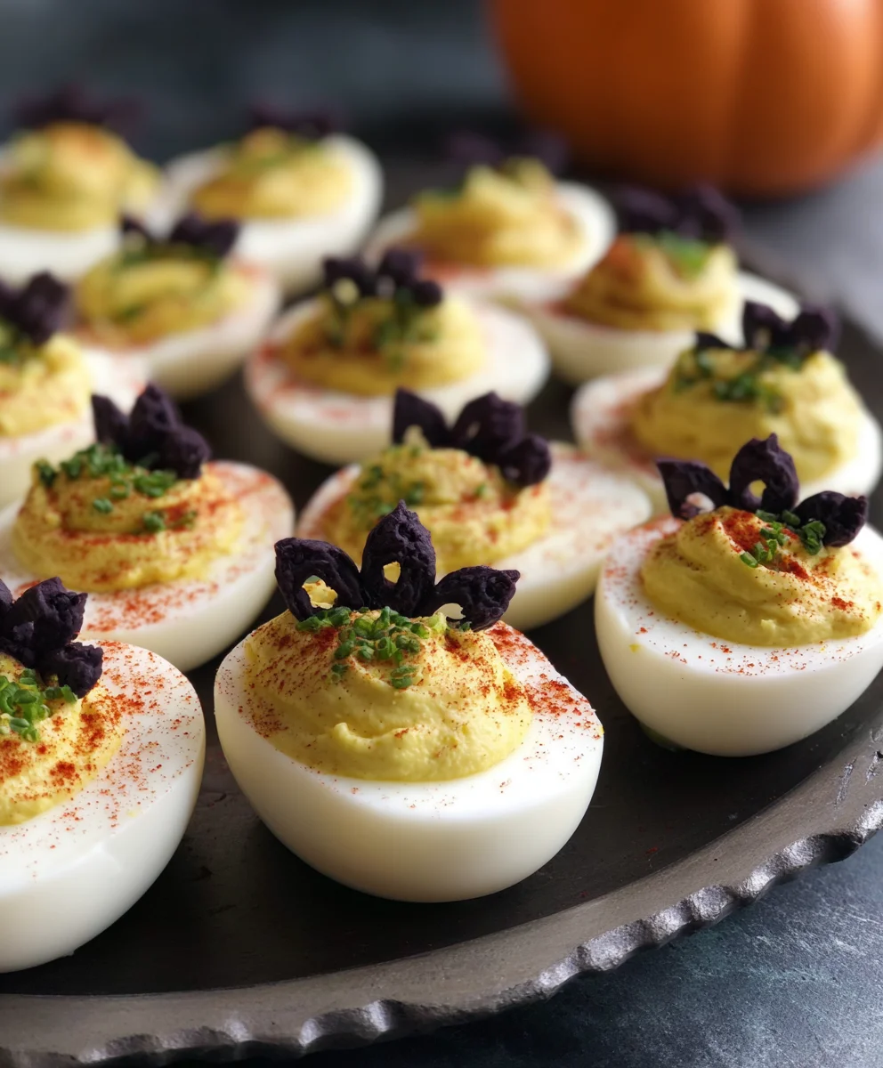 Creepy Deviled Eggs: Spooky Halloween Party Recipe