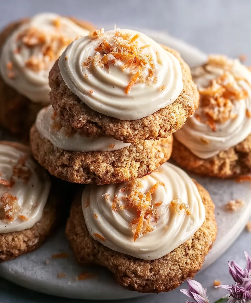 Soft Carrot Cake Cookies Easy Recipe