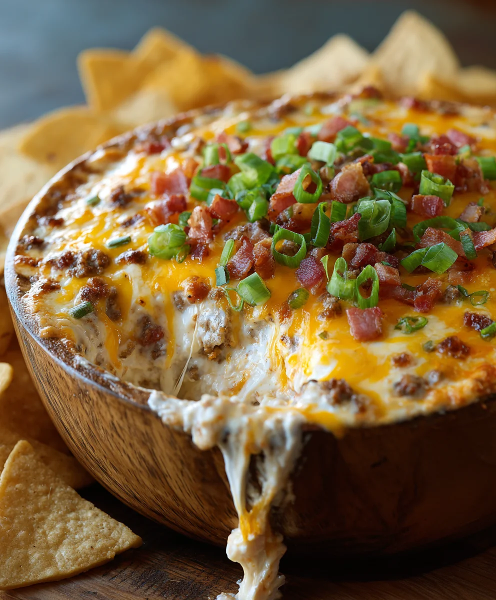 Texas Trash Dip-Gooey Cheesy Party Favorite