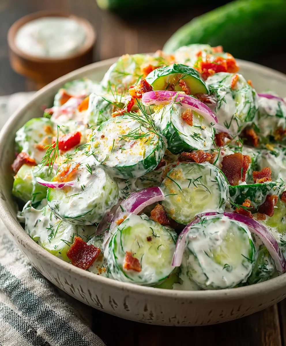 Amazing Cucumber Ranch Crack Salad Recipe – So Addictive!