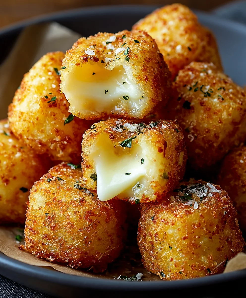 Cheesy Parmesan Mozzarella Bites-Easy Recipe