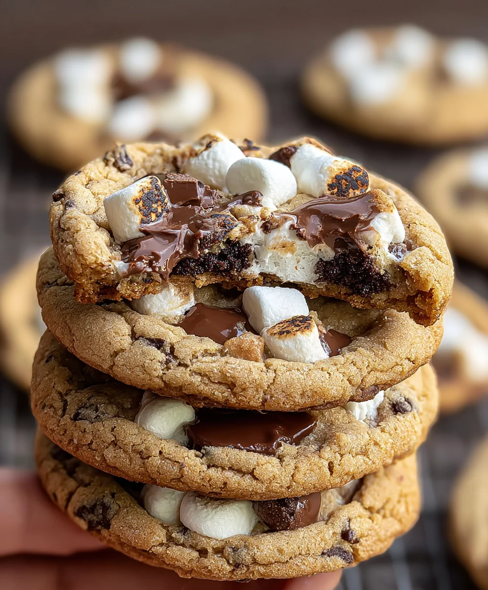 S'mores Cookies and Cream Cookie Recipe