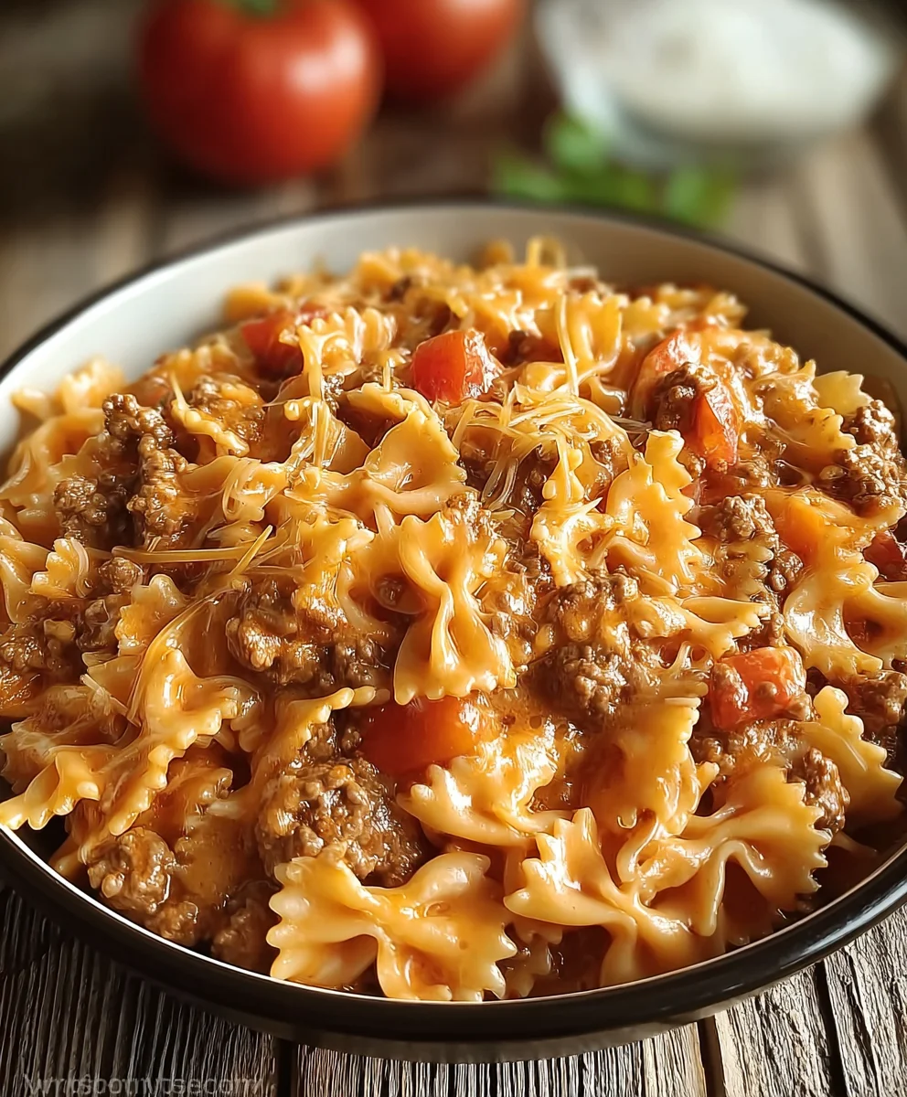 Easy Velveeta Beef Pasta Recipe - Quick Comfort Food