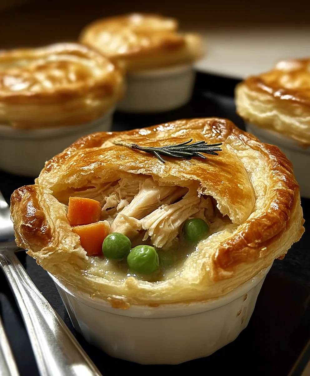 Homemade Mini Chicken Pot Pies - Cozy & Flavorful Dinner