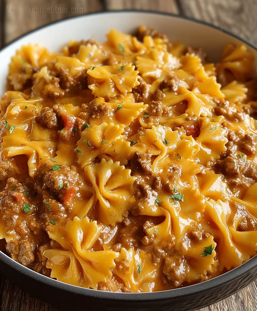 Easy Velveeta Beef Pasta Recipe - Quick Comfort Food