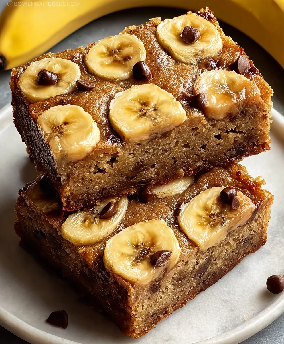 Easy Banana Bars - Delicious & Moist Dessert