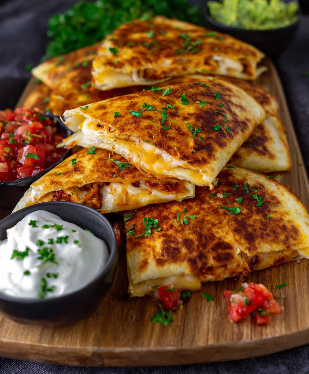 Easy Mini Chicken Quesadillas- Quick & Tasty Recipe