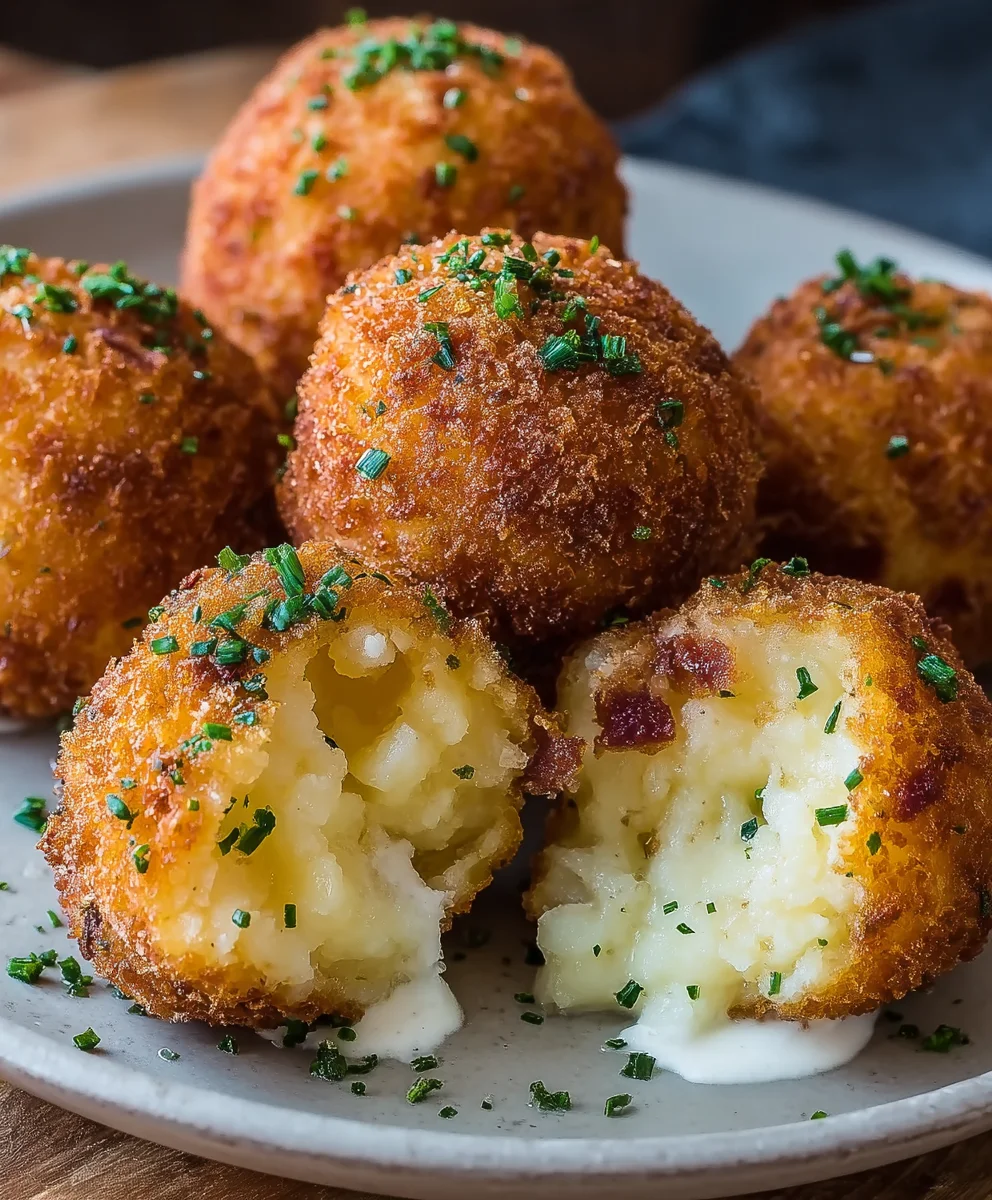 Crispy Fried Mashed Potato Balls Recipe