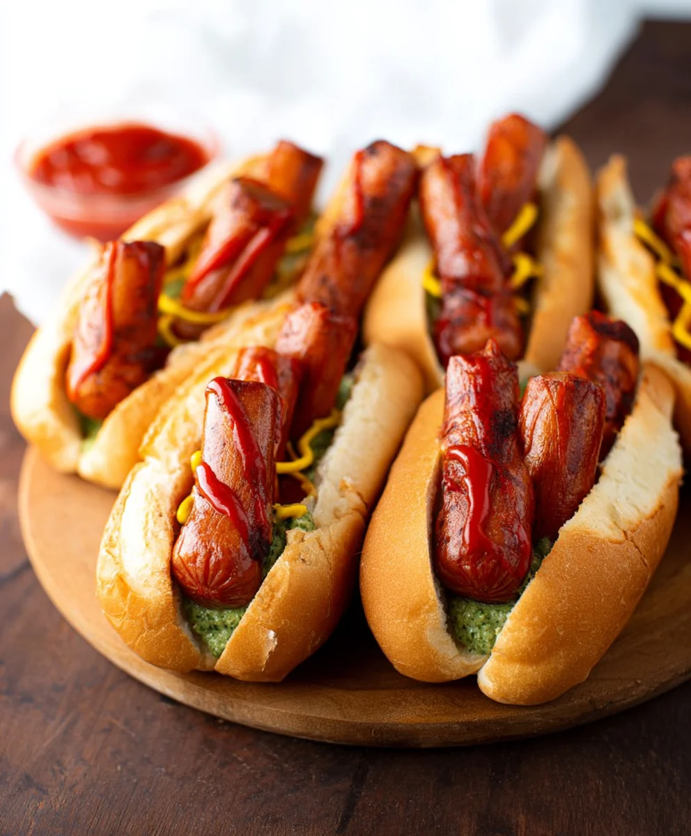 Halloween Bloody Finger Hot Dogs - Scary Beef Bites