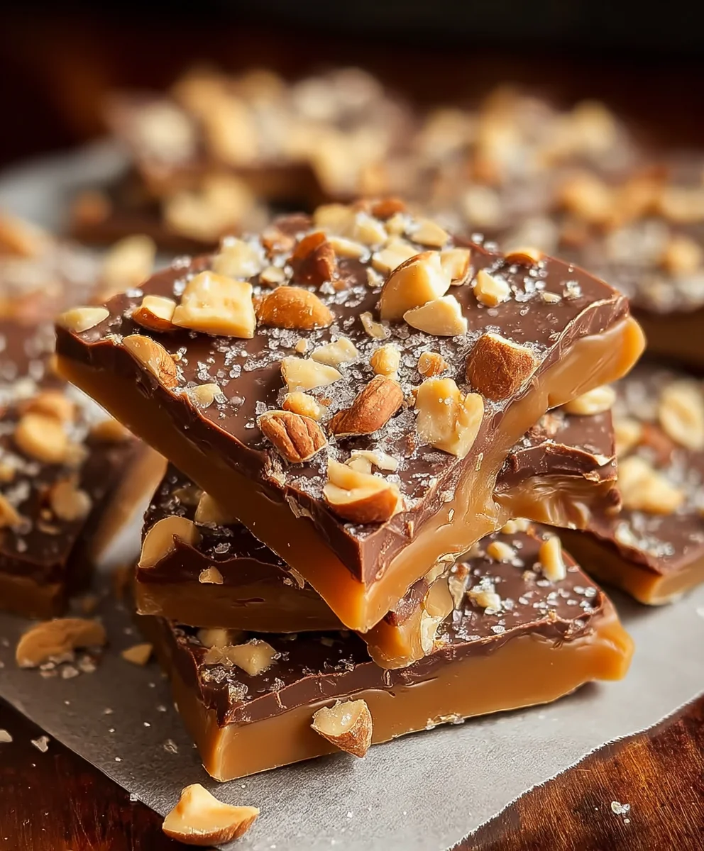 Classic English Toffee Recipe - Sweet & Crunchy Treat!