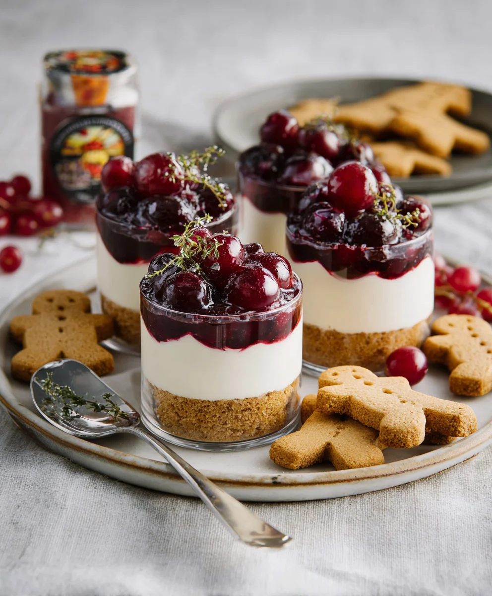 White Chocolate Cheesecake-Mulled Grape Fruit Delight