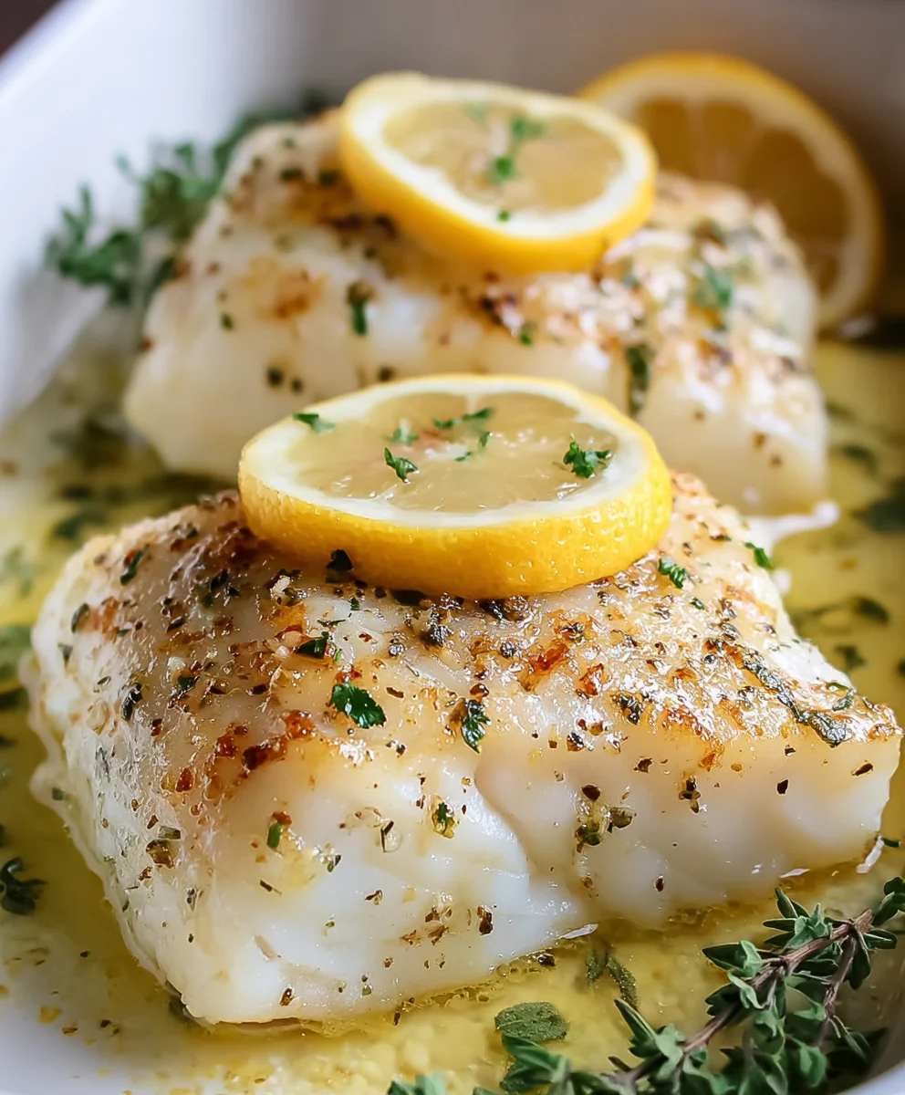 Lemon Garlic Butter Baked Cod: Easy & Delicious Dinner!