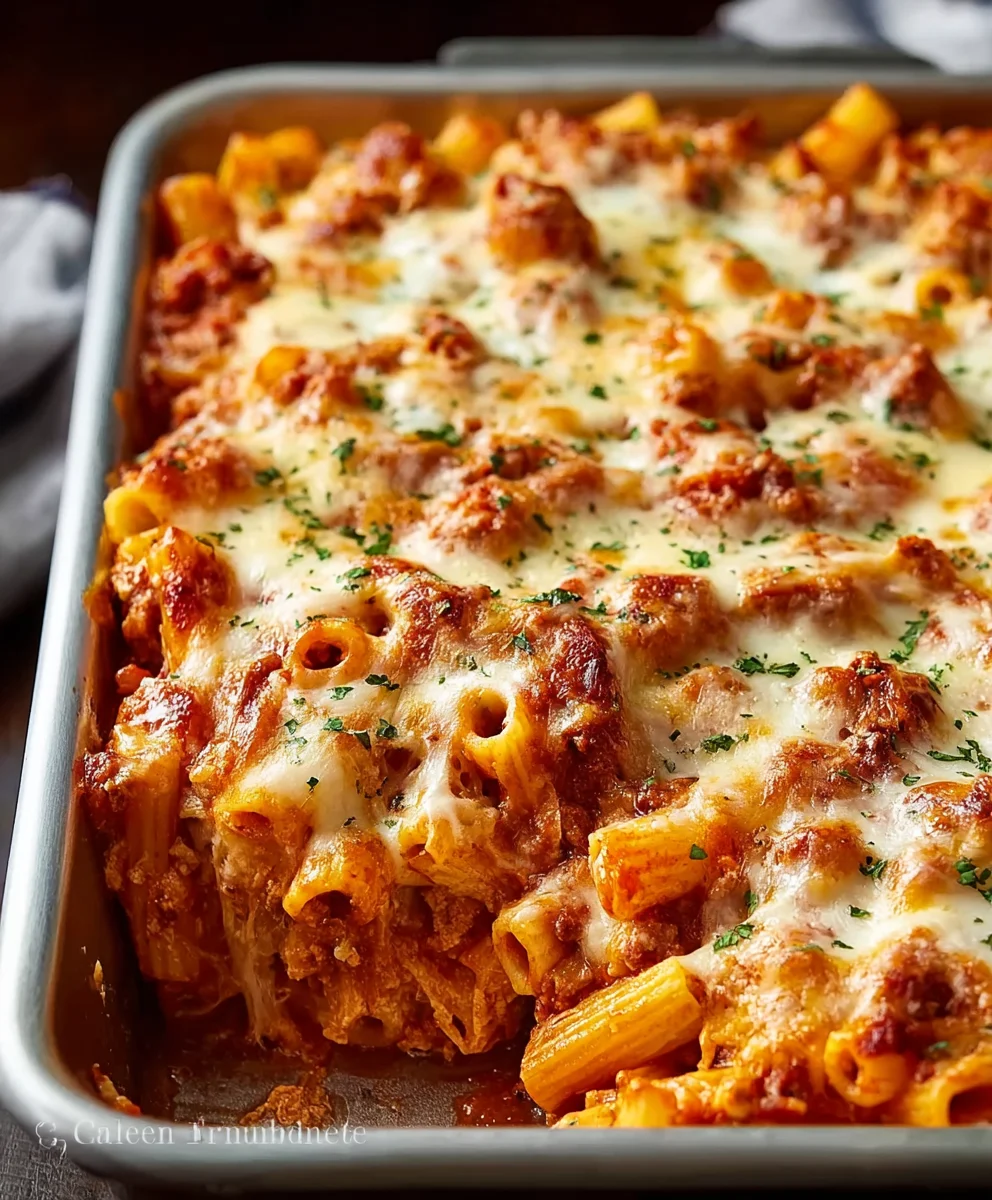 Easy Baked Ziti Recipe-The Ultimate Comfort Food