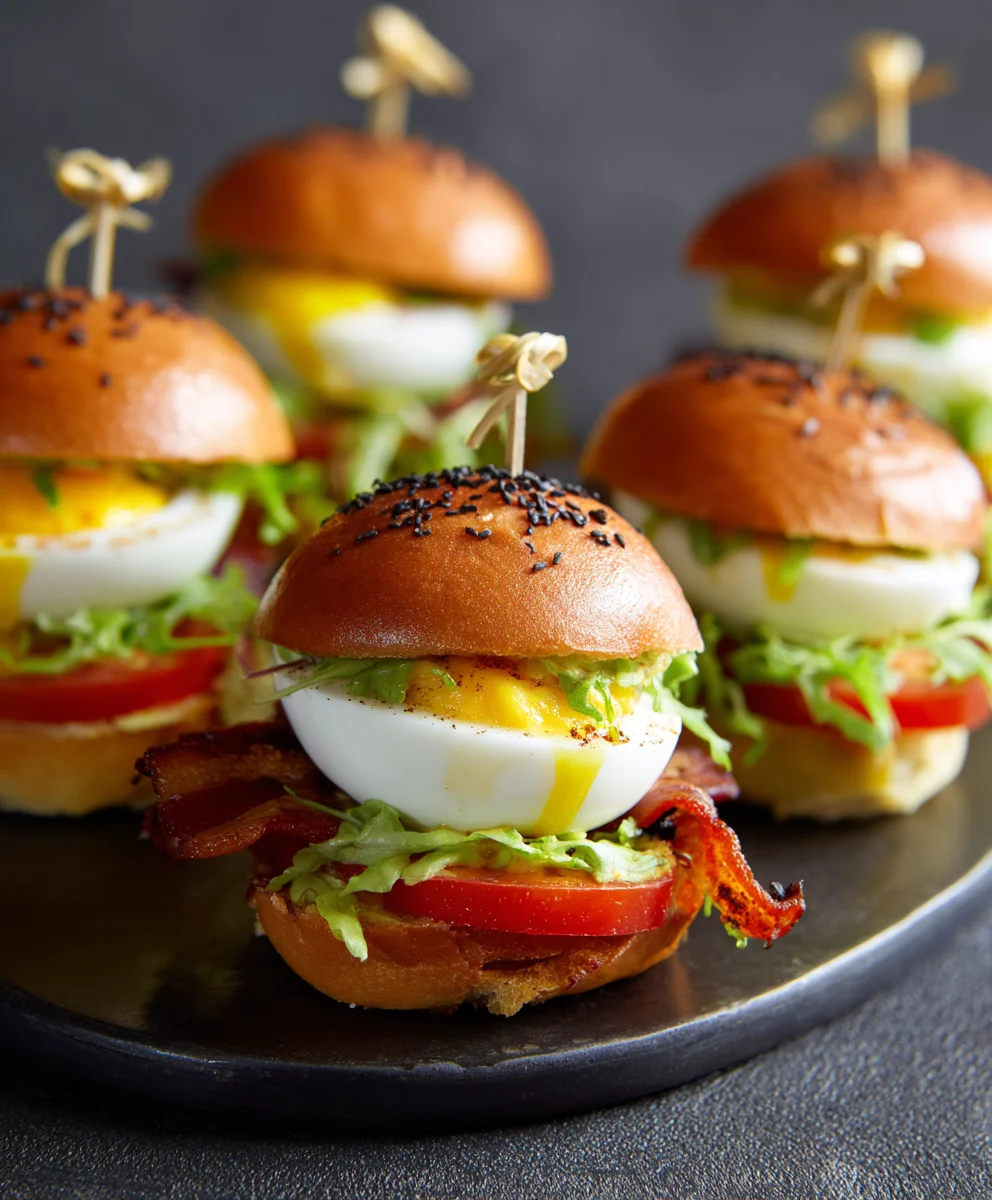 Deviled BLT Egg Sliders - The Ultimate Bite