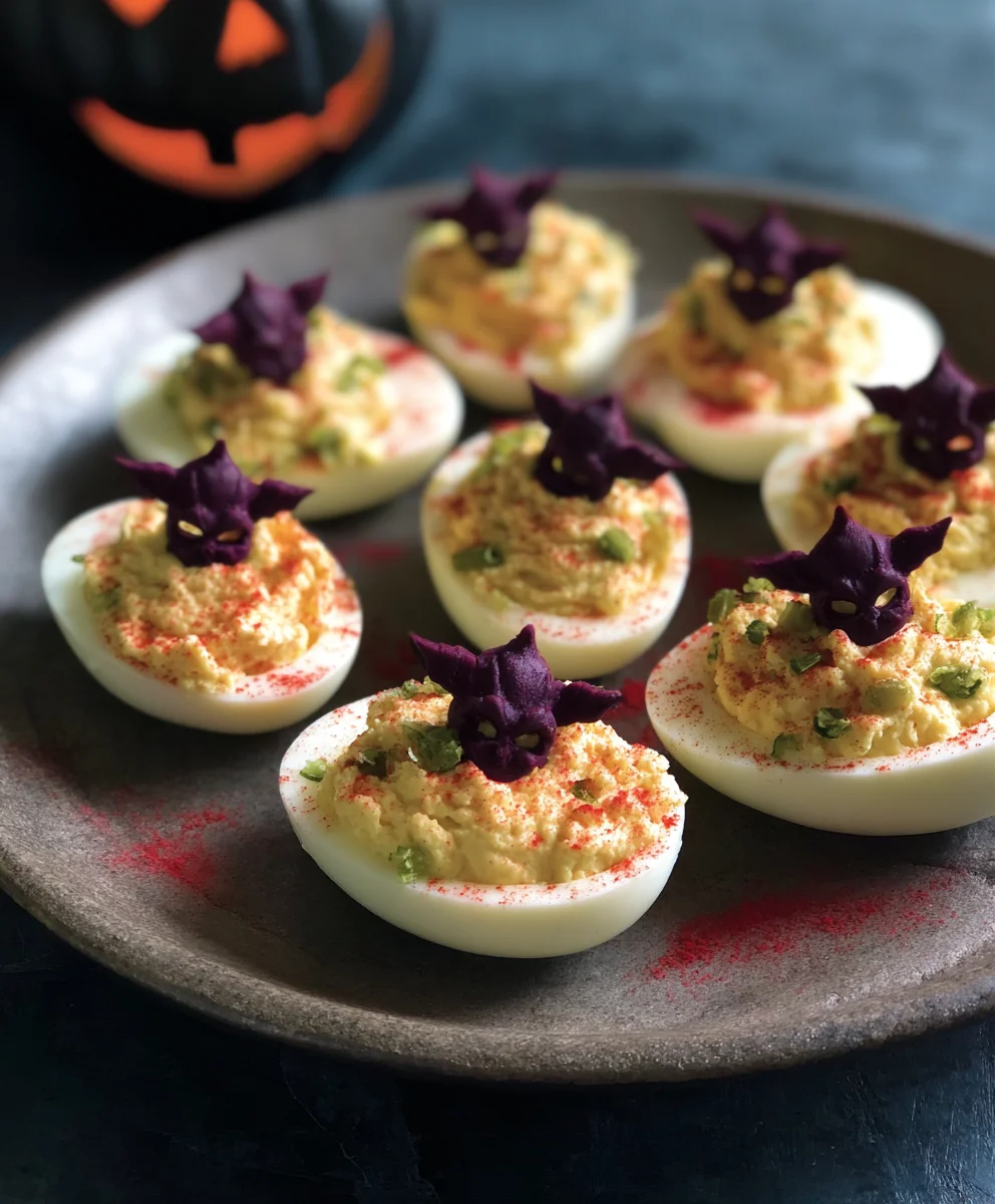 Creepy Deviled Eggs: Spooky Halloween Party Recipe