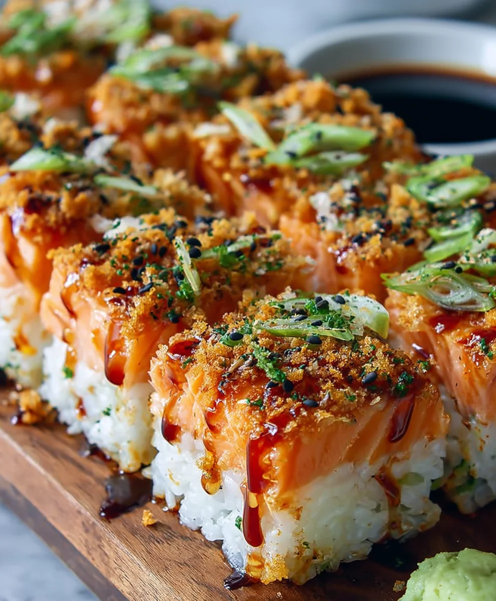 Spicy Salmon Sushi Bake- Easy & Delicious Recipe