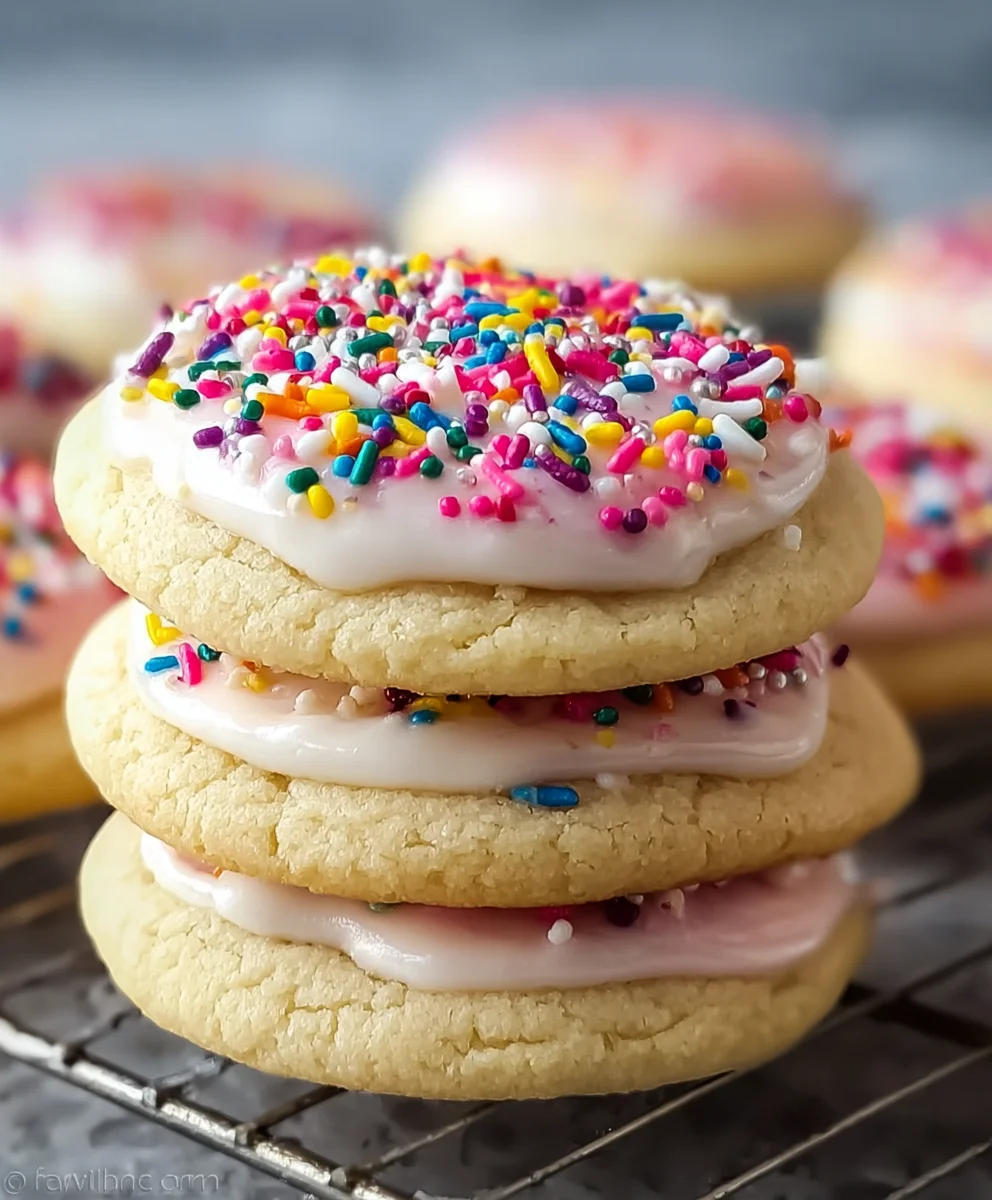 Soft Lofthouse Cookies- Easy Frosted Sugar Cookie Recipe
