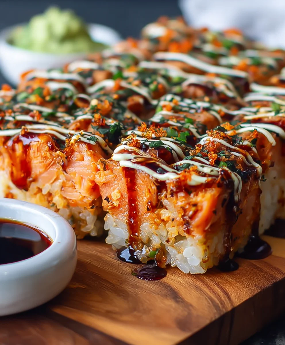 Spicy Salmon Sushi Bake- Easy & Delicious Recipe
