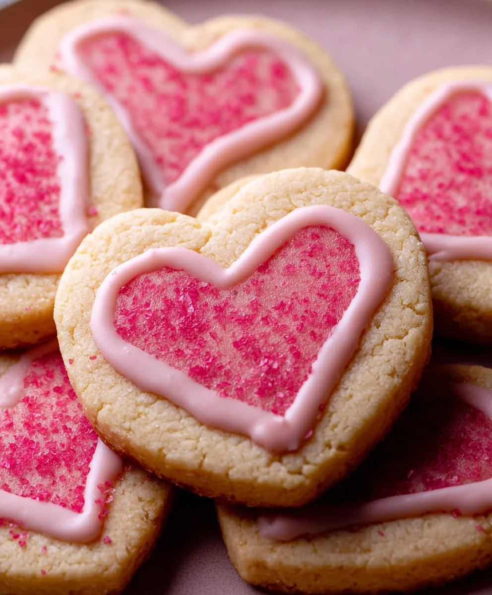 Easy Slice and Bake Non-Alcoholic Valentine Cookies