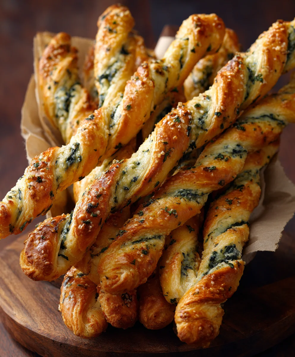 Christmas Tree Spinach Dip Breadsticks-Festive Appetizer