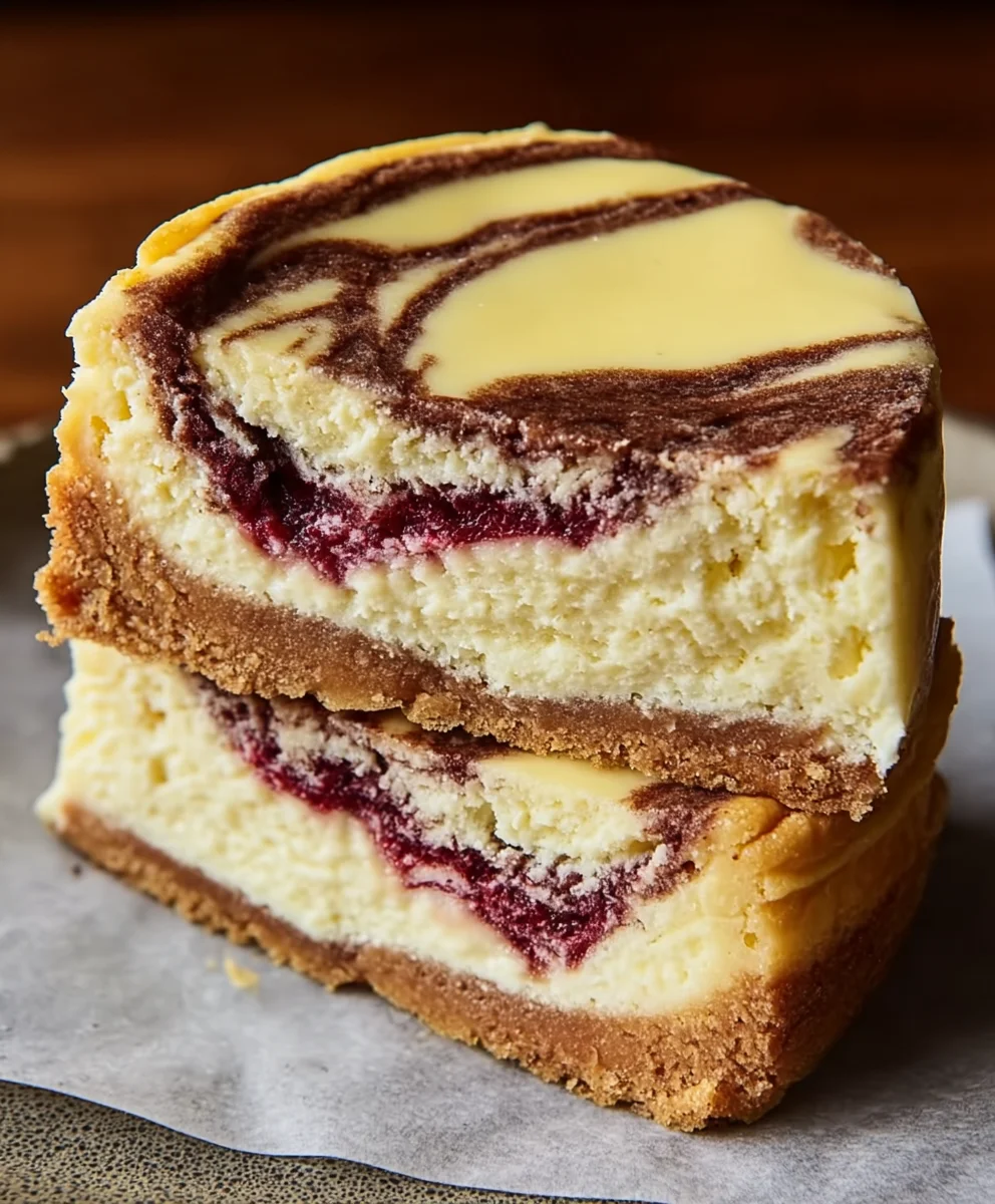 Swirled Cheesecake Bliss - Creamy & Decadent Dessert