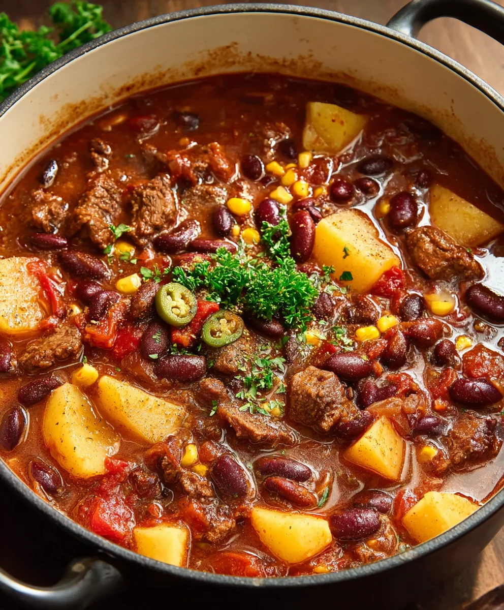 Hearty Cowboy Stew Recipe - Easy Beef & Veggie Dinner
