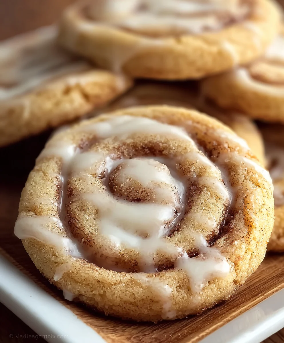Cinnamon Roll Cookies - Easy Swirl Dessert Recipe