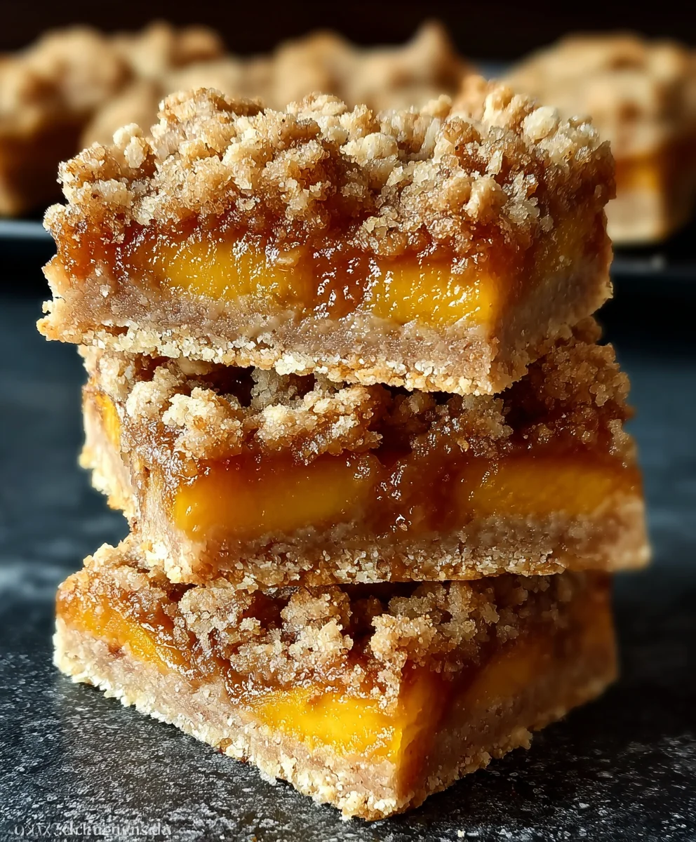 Best Ever Peach Crumble Bars – A Must-Try Dessert!