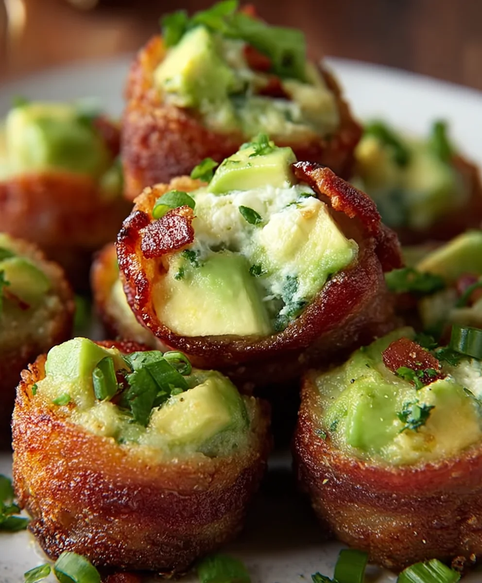 Avocado Beef Bacon Bites - Easy Low-Carb Snack