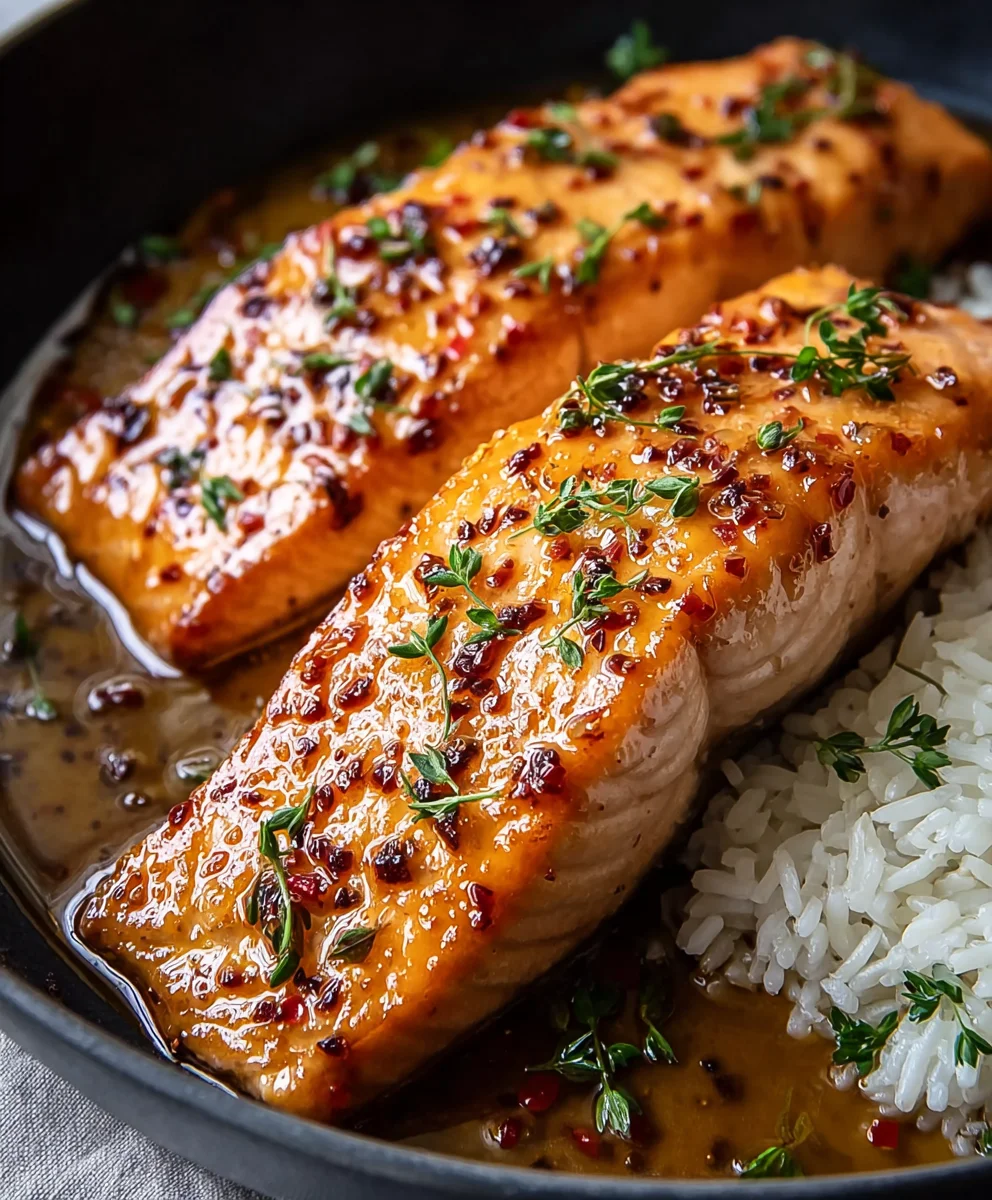 Spicy Honey Glazed Salmon Recipe- Easy & Delicious