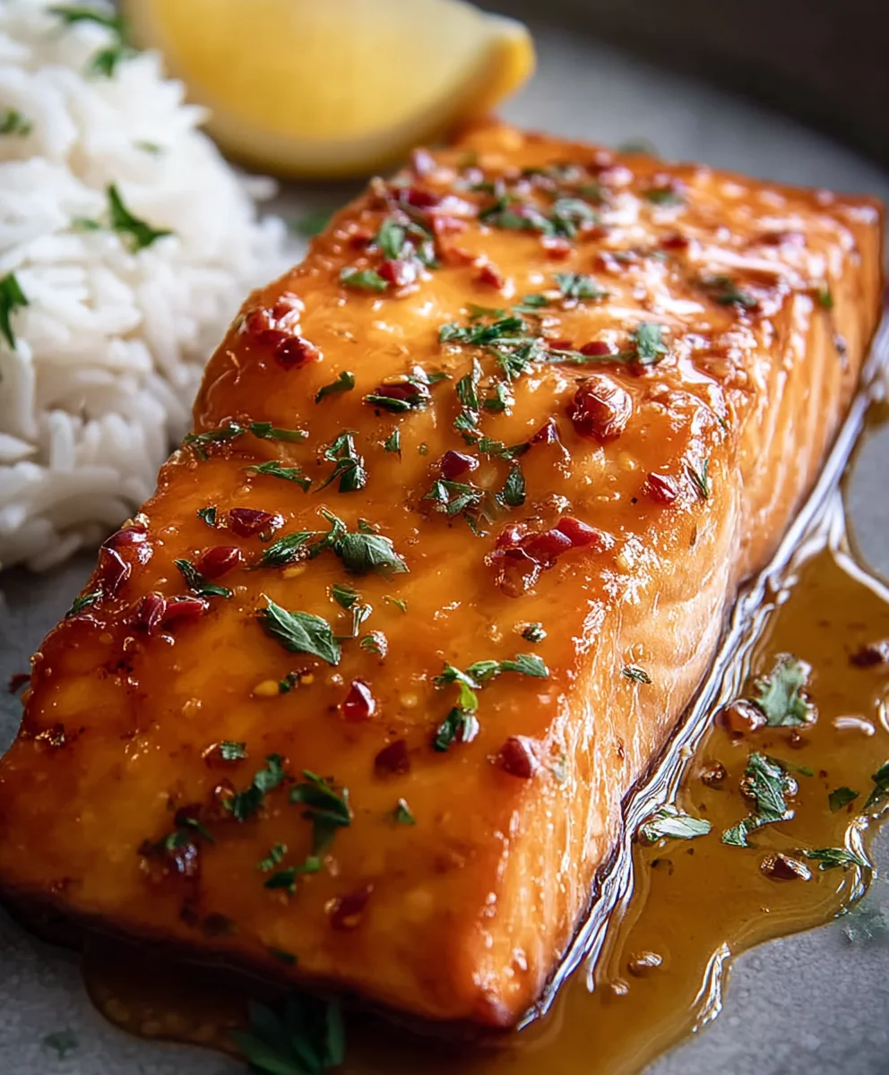 Spicy Honey Glazed Salmon Recipe- Easy & Delicious