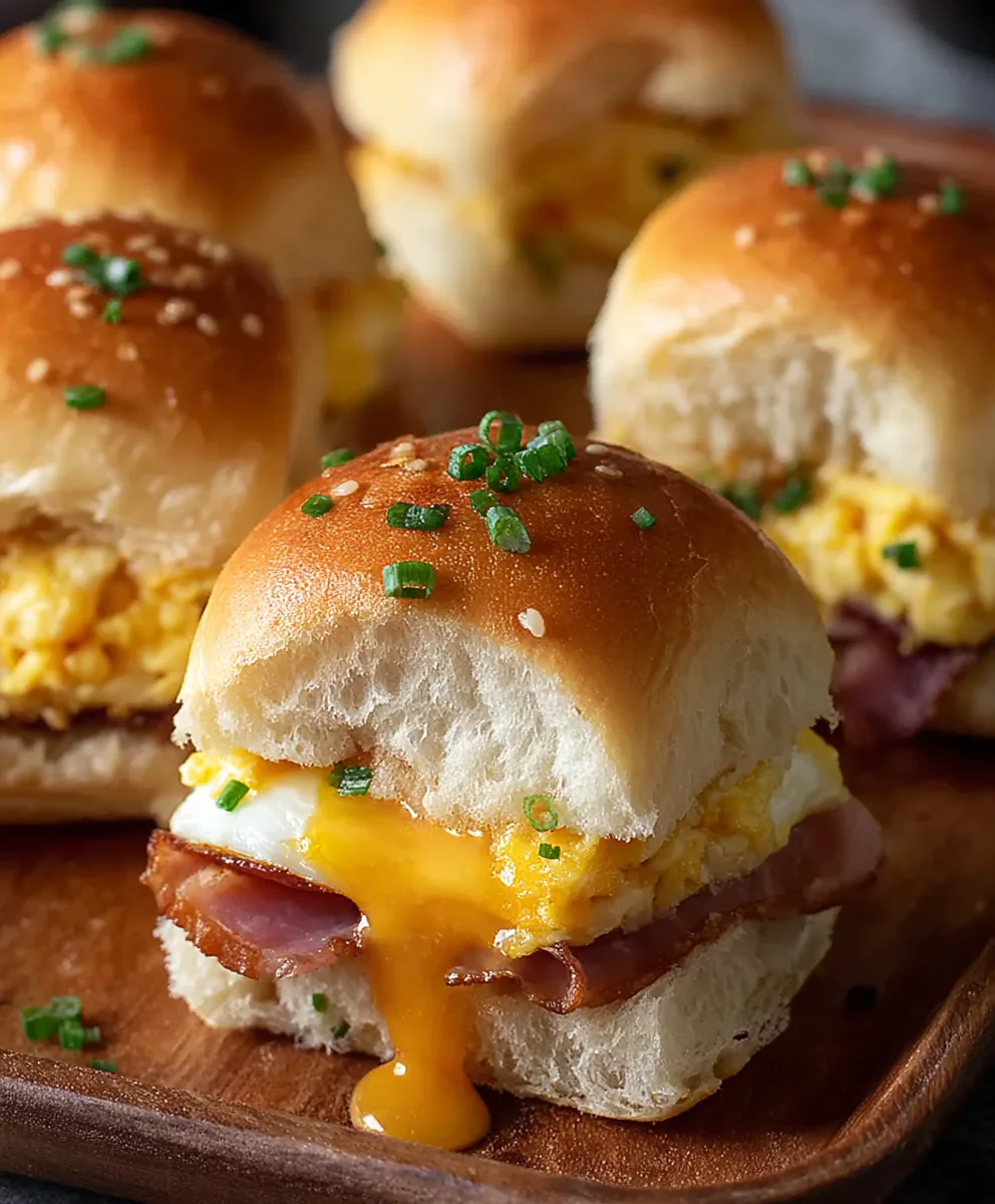 Easy Hawaiian Roll Beef Breakfast Sliders - Quick Brunch