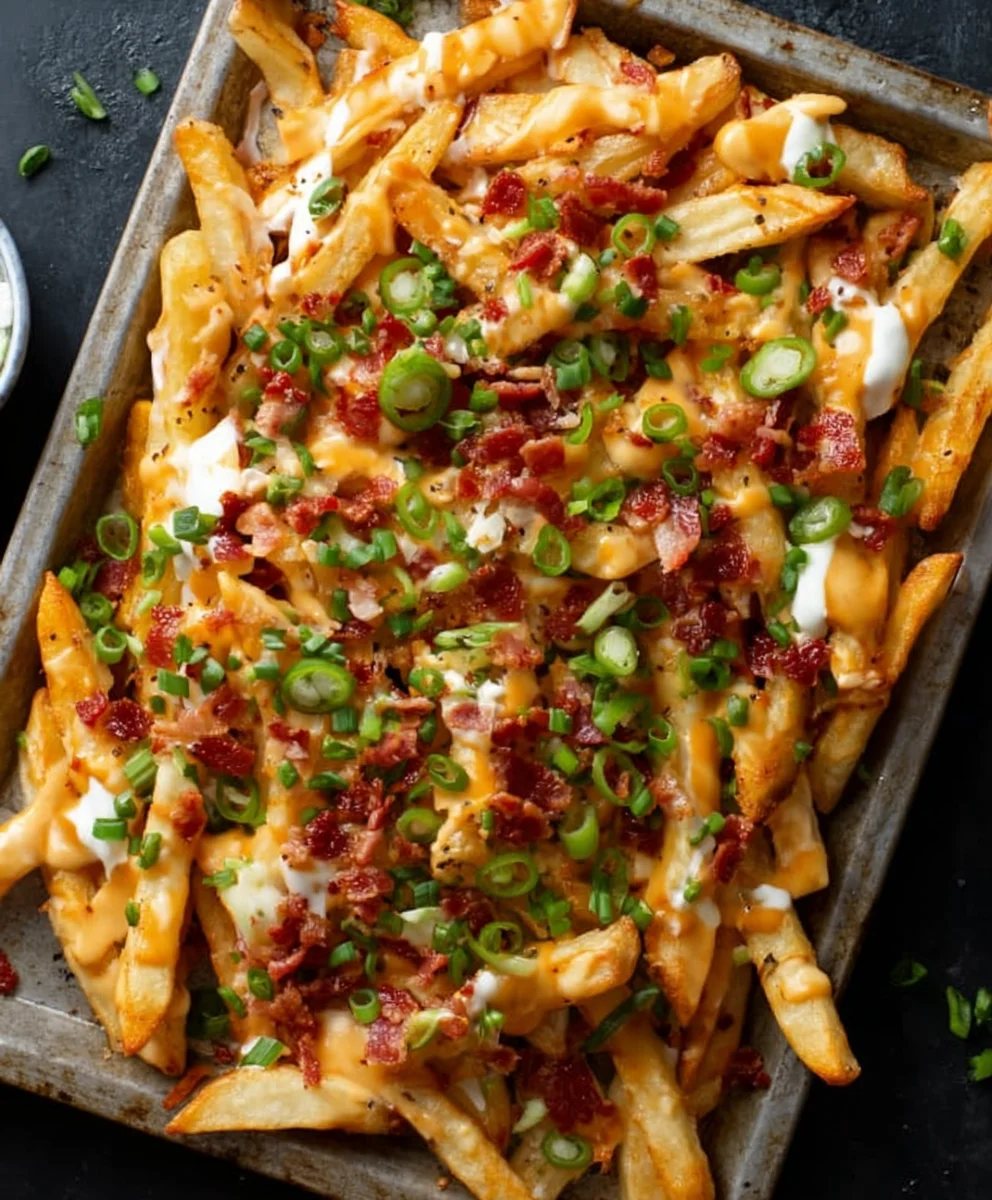 Best Loaded Fries Recipe - Easy & Delicious Beef Topping