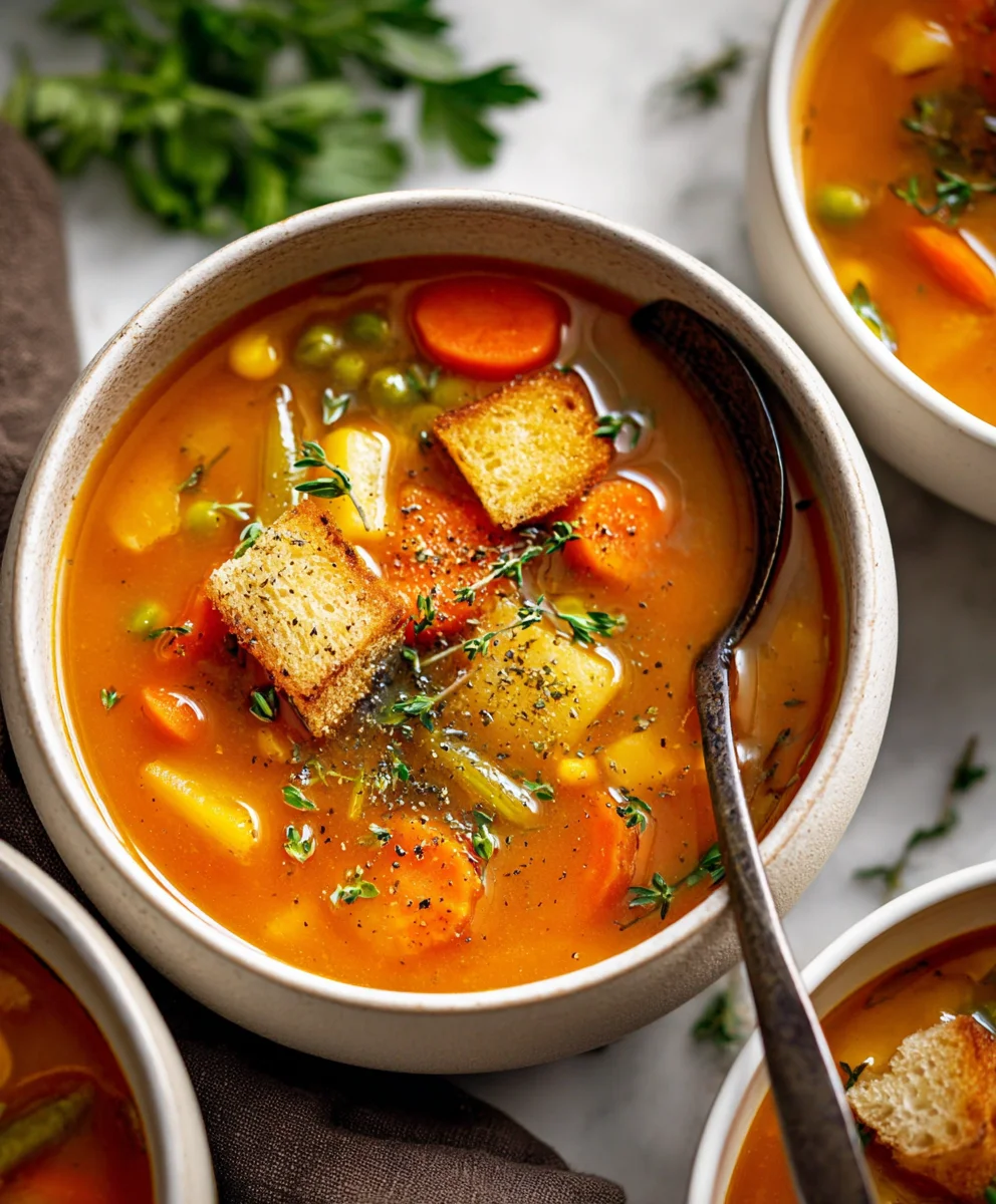Hearty Vegetable Soup - Easy Wholesome Recipe