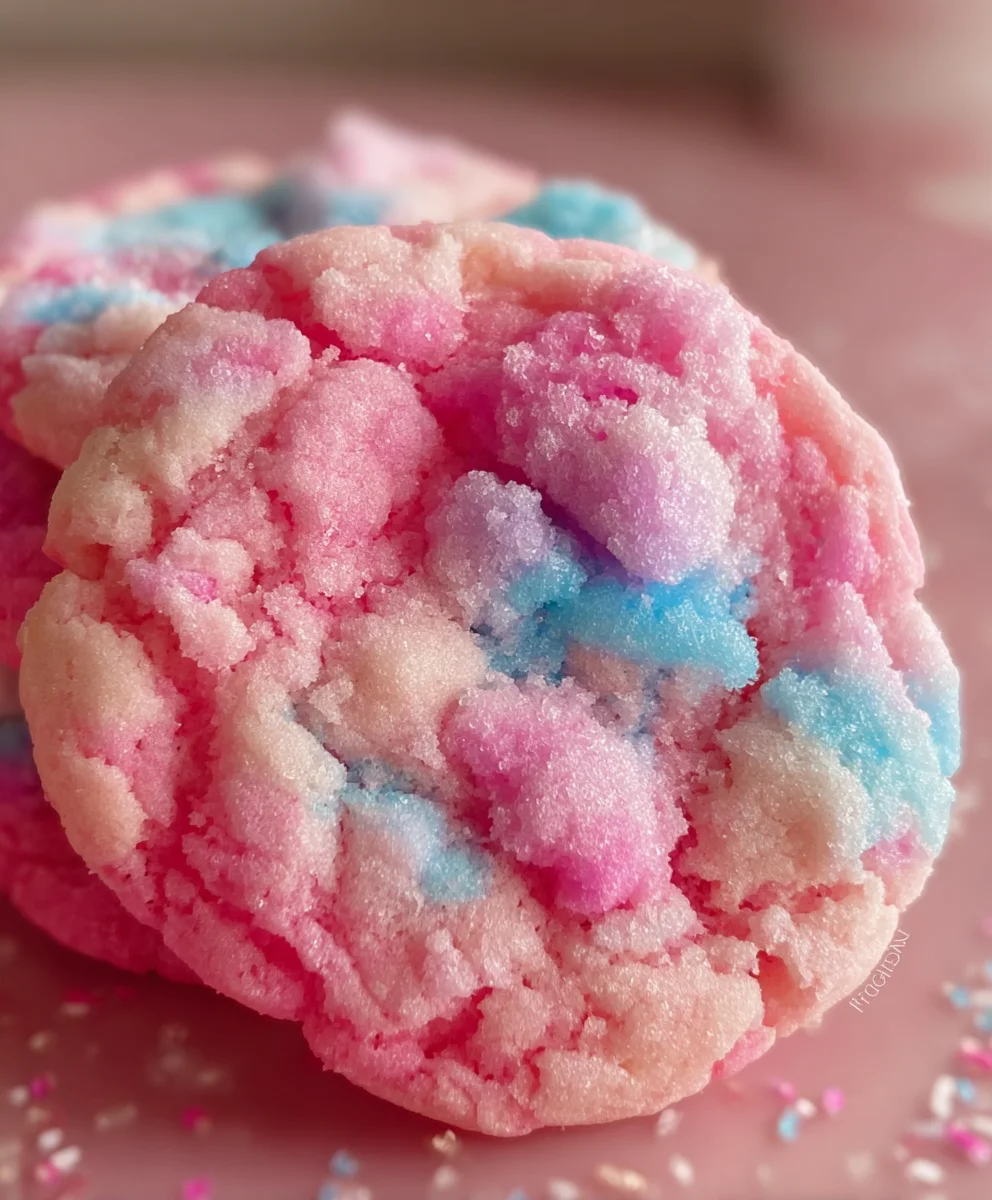 Fluffy Cotton Candy Cookies-Dreamy Sweet Treats
