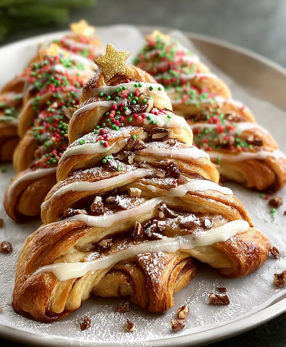Easy Christmas Tree Rolls - Festive & Delicious
