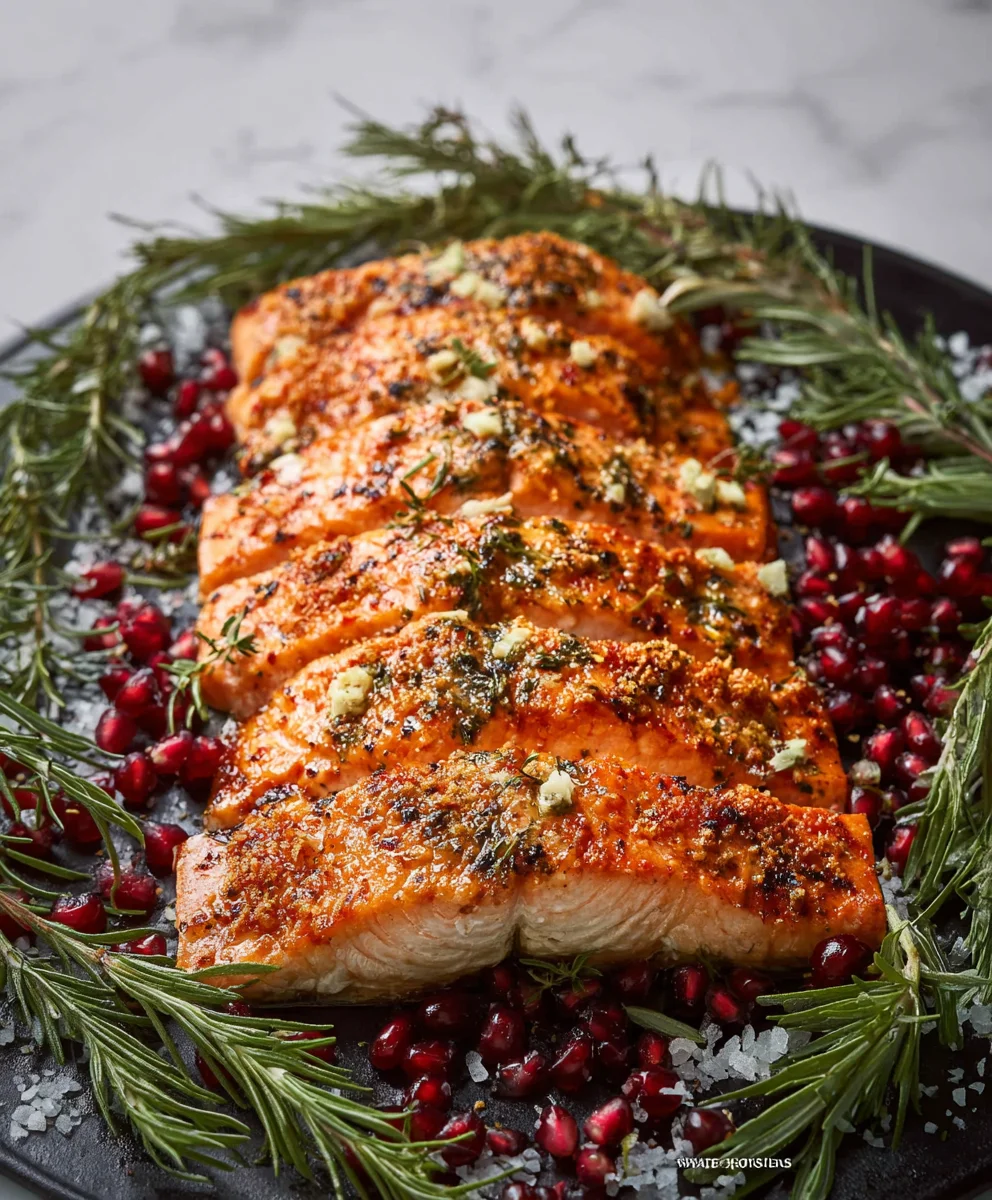 Festive Christmas Salmon-Easy Flavorful Holiday Meal