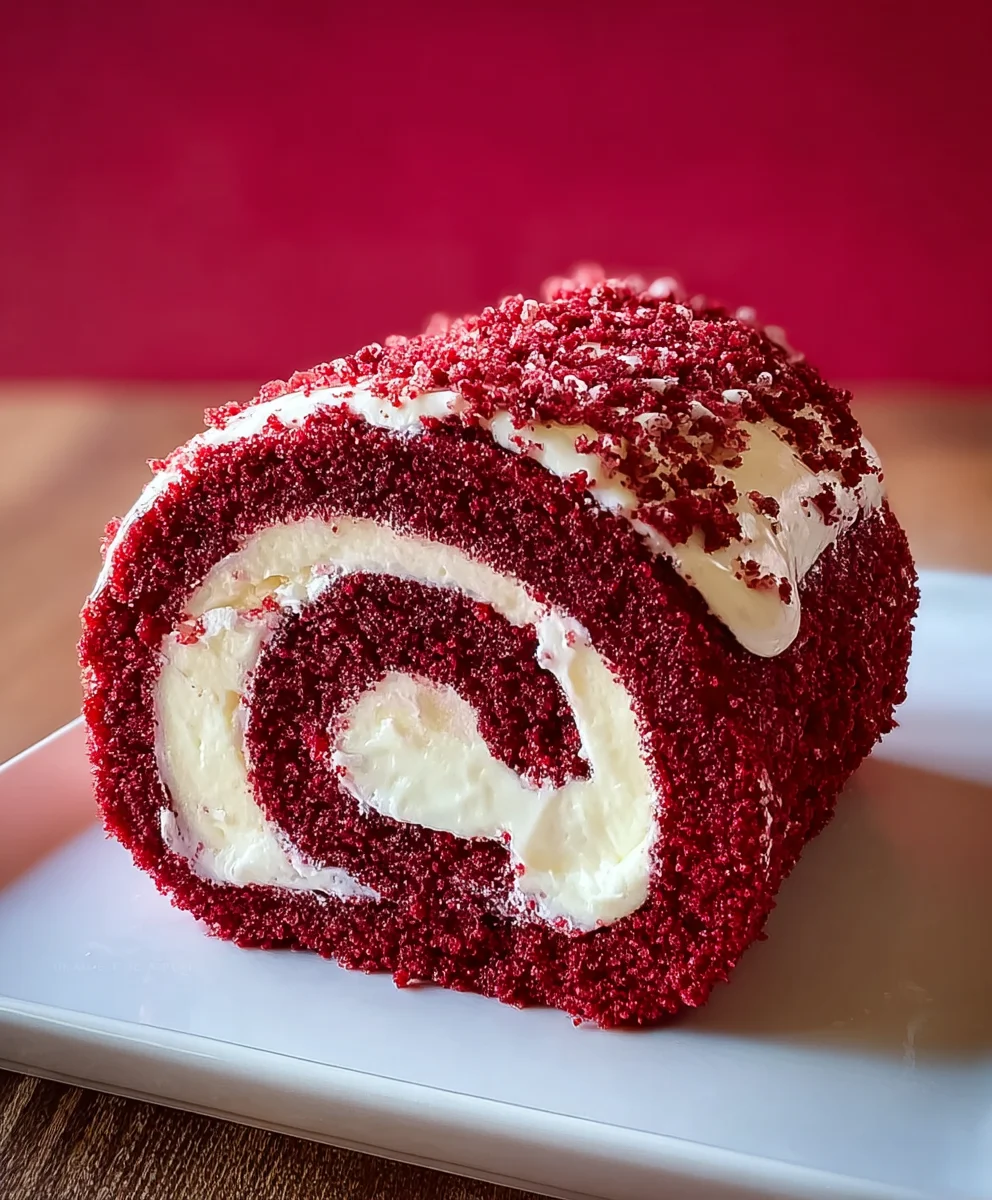 Easy Red Velvet Roll Cake Recipe-Decadent Treat