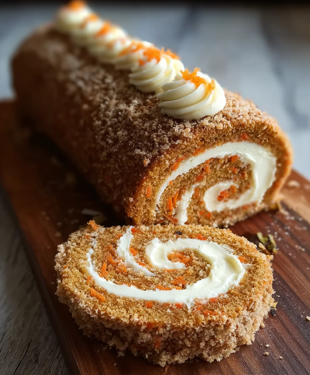 Best Carrot Cake Roll Recipe - Moist & Delicious