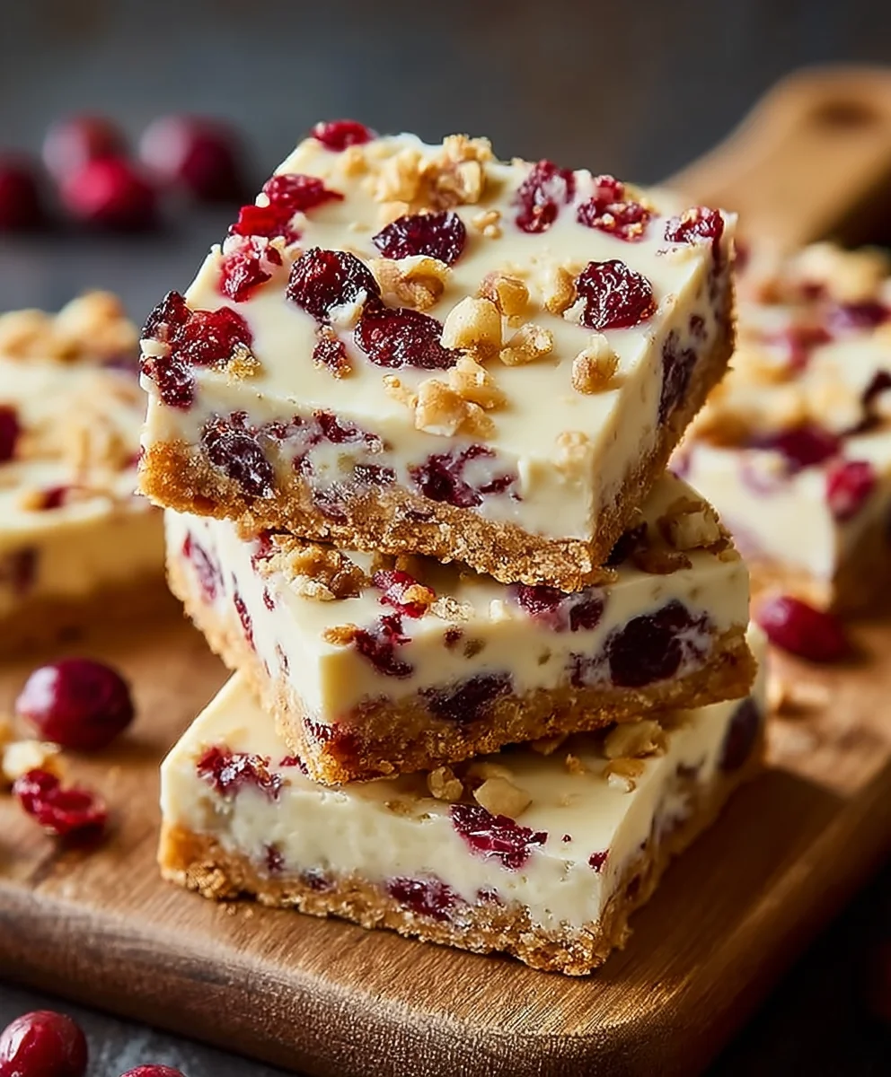 Cranberry Bliss Bars-Irresistible Sweet Treat