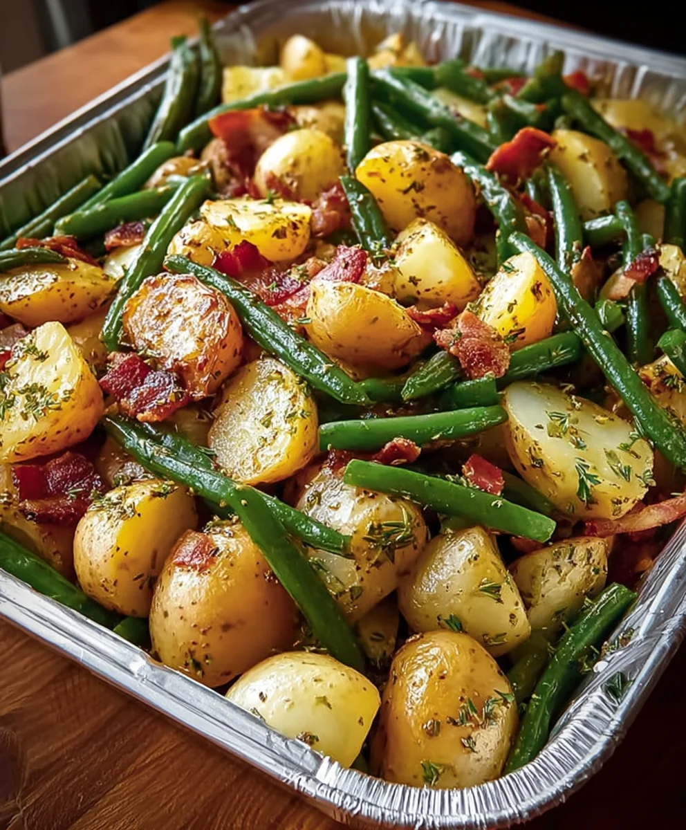 Ranch Green Beans and Potatoes - Easy & Delicious