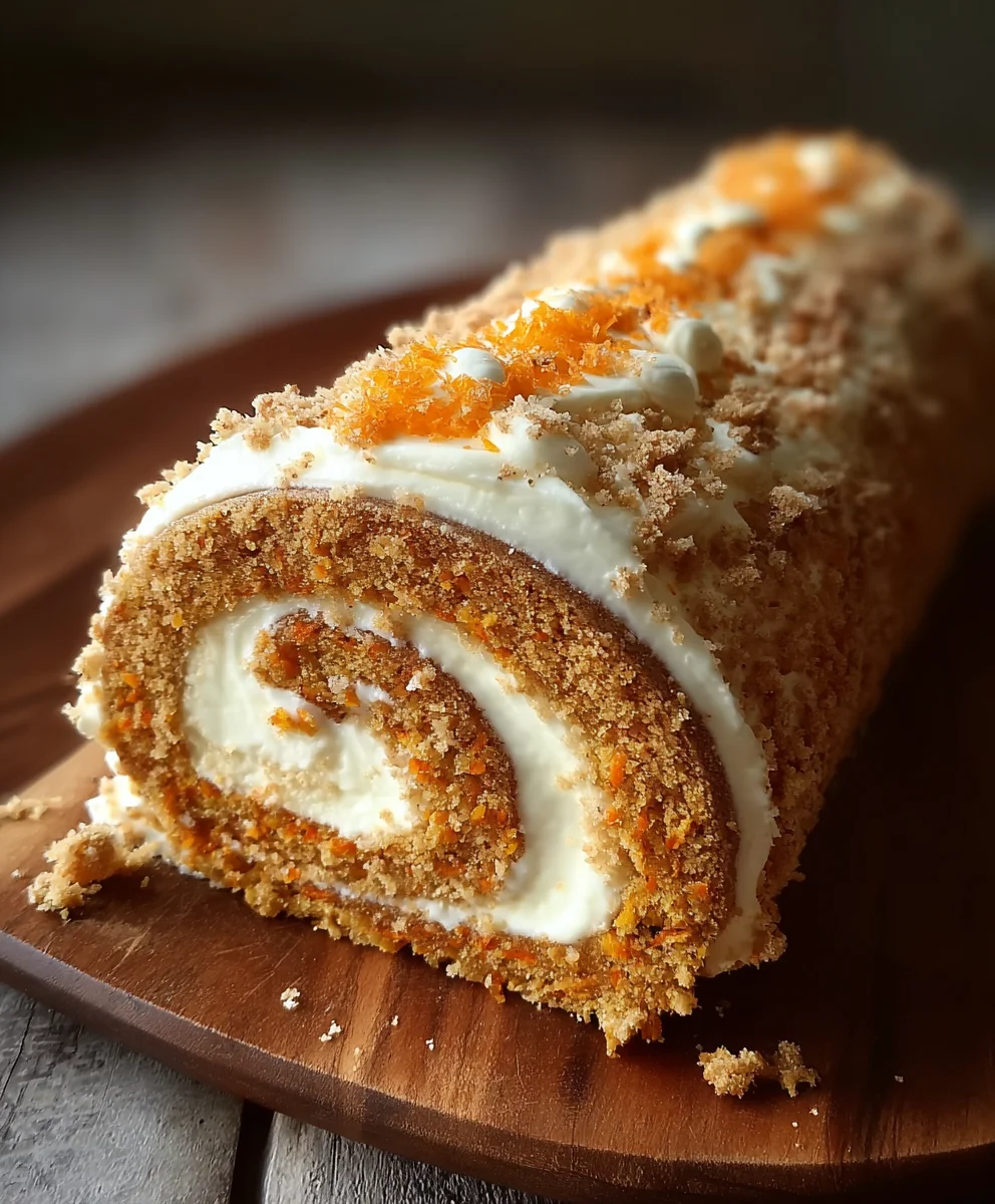 Best Carrot Cake Roll Recipe - Moist & Delicious