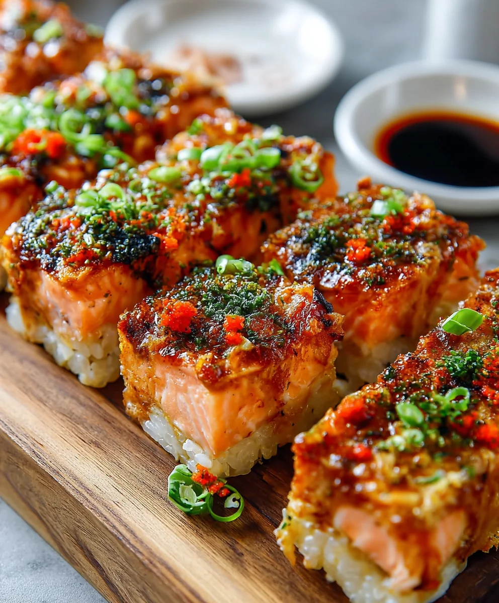 Spicy Salmon Sushi Bake-Flavorful & Easy Recipe